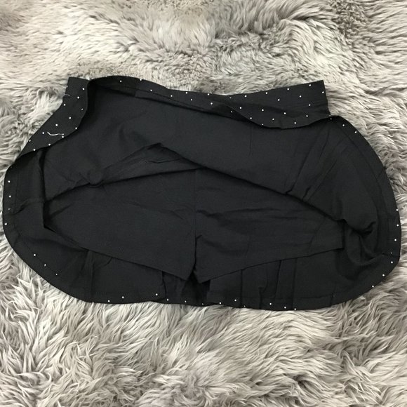 CRB Girl's Skort | Black | Silver | Dots | XL - Picture 2 of 3